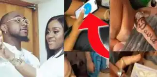"Twins On The Way" – Reactions as Davido’s Wife, Chioma Seen Checking Menstrual Cycle App in Viral Video
