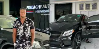 ‘My new baby’ – Zicsaloma flaunts his latest brand new benz