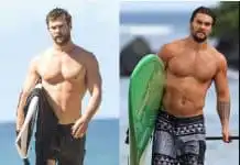 Women are more attracted to rugged men like Chris Hemsworth and Jason Momoa during times of uncertainty, study finds