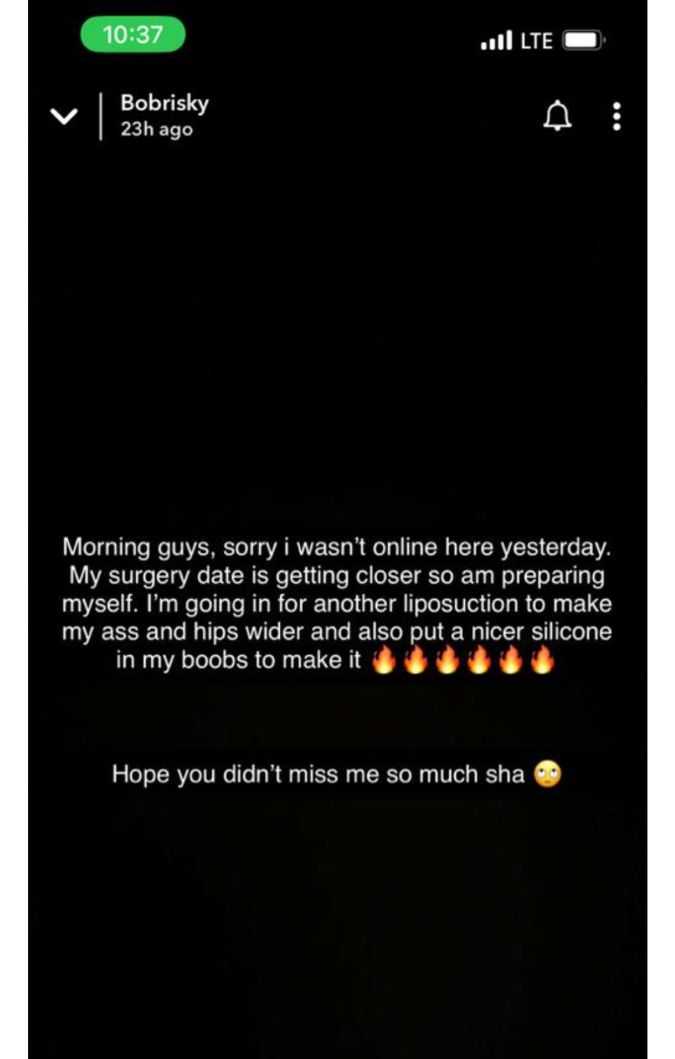 “I am preparing myself for another liposuction to make my ass wider” – Bobrisky Reveals 1 screenshot 20230122 1153595081928218852132380