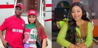 Regina Daniels solicits votes for her husband, Ned Nwoko, starts and finishes up in her dialect