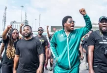 ‘Where were you when peaceful protesters were being killed’ Mr Macaroni slams Dayo Israel
