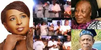 Patience Ozokwo organizes candle night for Peace Anyiam-Osigwe; Nkem Owoh, others attend