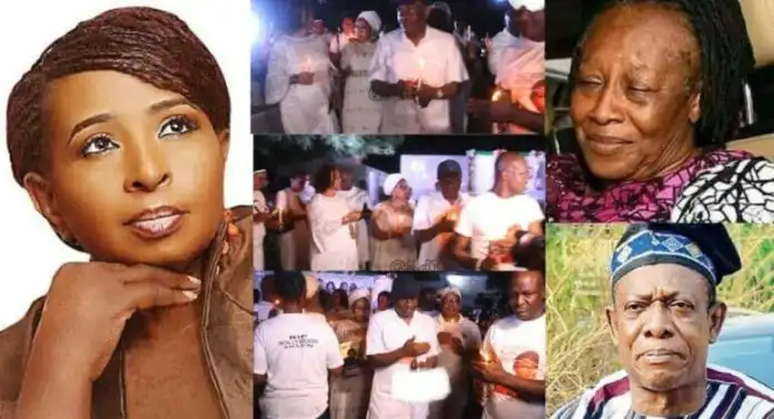 Patience Ozokwo organizes candle night for Peace Anyiam-Osigwe; Nkem Owoh, others attend