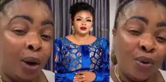 Actress Dayo Amusa lays heavy curses on those who called her barren (Video)