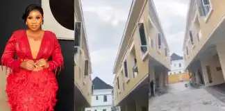 Actress Wumi Toriola becomes the newest house owner as she acquires multi-million naira mansion in Lekki (Video)