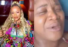 Nollywood actress, Uche Ogbodo has recounted an incident she had while returning to Lagos days back. The mother of two revealed that while on the road, she spotted the Nigerian flag flying high and she cried. She couldn’t help but break down in tears but her spirit spoke to her “hope”. She heard the word so beautifully and smiled, reversed her car and brought out her phone to share the message of hope with her followers. Uche Ogbodo declared that it is time for us to have the Nigeria of our dreams, and the throne we envisioned as kids.