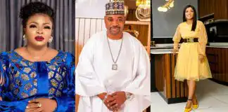 Nollywood actress, Dayo Amusa has thrown a shade at her colleague, Iyabo Ojo over her support for Peter Obi. Kemi Filani reported that Iyabo Ojo won the hearts of many when she declared her love and support for Labour Party presidential candidate, Peter Obi. This has cause a rift between her and MC Oluomo, who is a staunch supporter and godson of Tinubu. Calling Iyabo Ojo a bloody ingrate, Dayo Amusa listed the numerous good deeds MC Oluomo did for her, some of which are, paying her children’s school fees, house mortgage, house rent, kids’ party bills among others.