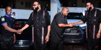 Billionaire E-Money gives out 6 luxury cars, iPhones, cash prizes and more on his birthday (Video)