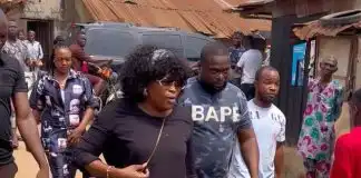 Funke Akindele makes first public appearance since mother’s death