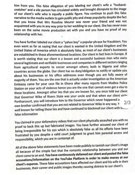 Olakunle Churchills lawyers issue Tonto Dikeh a cease and desist letter Kemi Filani blog min
