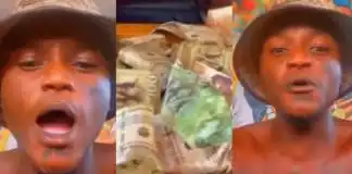 Singer Portable cries out after being sprayed fake currencies at an event in Shagamu (Video)