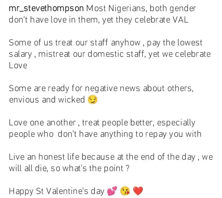 Steve Thompson preaches on love Kemi Filani blog min