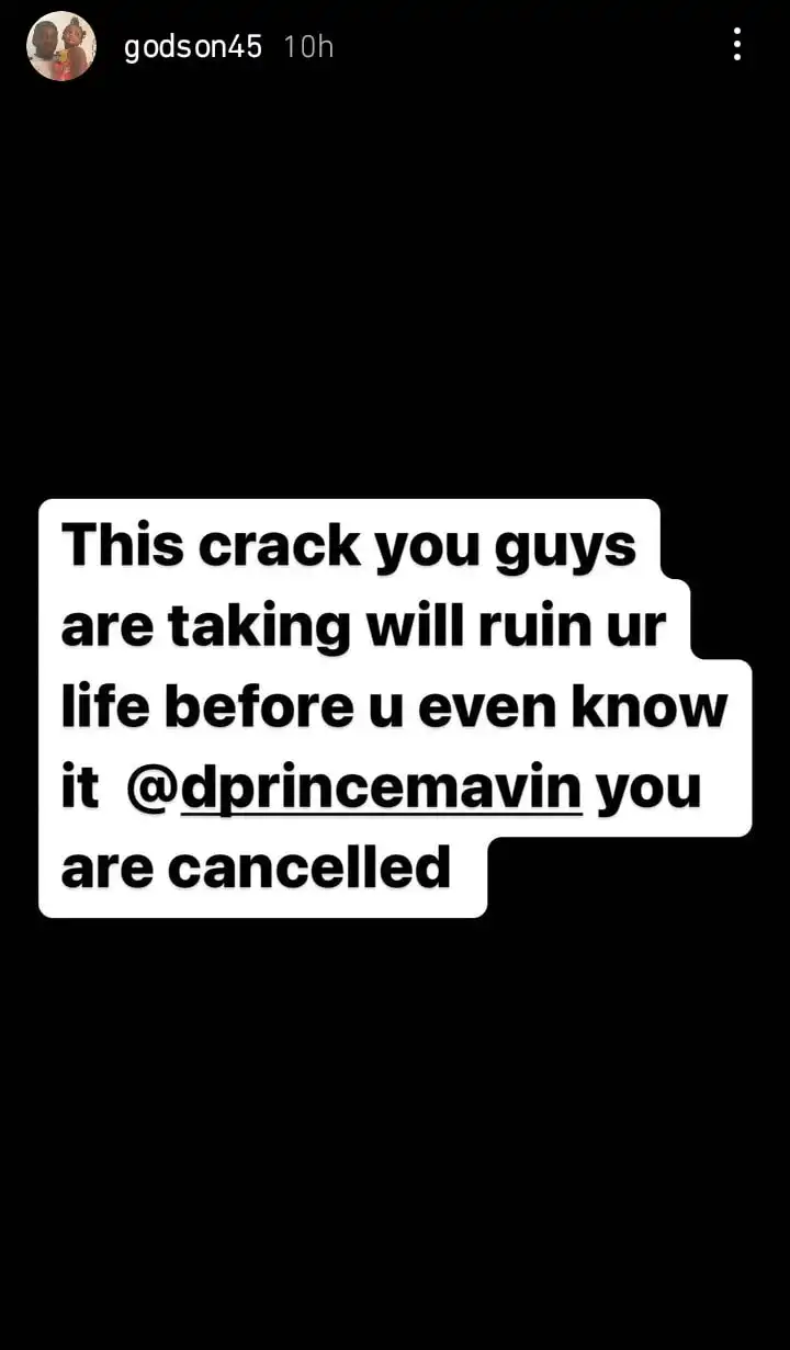 Wizkid associate Godson calls out DPrince for hating on Tiwa Savage and Wizkid Kemi Filani blog min