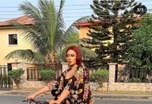 “I’m Just Getting Started” Yul-Edochie’s Wife, May Says With New Photos Of Herself Riding A Bicycle