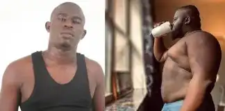 "Everything you’ve heard about chubby guys are all lies" Soso Soberekon shows off his huge private part, months after Harrysong body shamed him (Photo)
