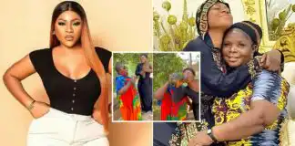 “No go high mama”- Fans react as Destiny Etiko’s mom joins her in beer advertisement, gulps reasonable amount