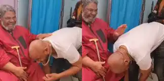 “The high point of my career” Yul Edochie rejoices as he gets an endorsement from his father, Pete Edochie after 18 years (Video)
