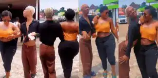Fans fault Destiny Etiko over her surprising friendship with crossdresser, James Brown (Video)