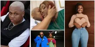 Boyspyce shares private moment with Linda Osifo, kisses her in loved up video