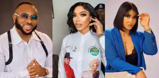 Olakunle Churchill celebrates wife