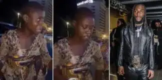Woman recounts how she struggled to get money from Burna Boy on the streets of Lagos
