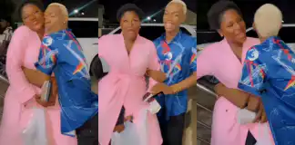 “Love how he dey knack am” – Destiny Etiko heaps praises on James Brown on her movie set