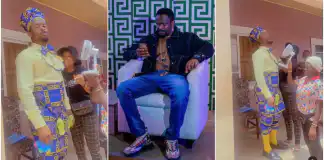 Zubby Michael joins trend, cracks crew members up with his own version of ‘Ellu P’ chant on movie set