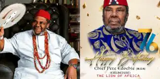 Veteran Pete Edochie reveals his greatest gift as he turns 76
