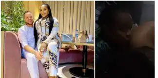 “Another baby dey hungry you” – Uche Ogbodo gets fans talking over bedroom video with husband, Bobby Maris