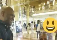 Uche Maduagwu Overjoyed As He Meets Billionaire, Tony Elumelu (Video)