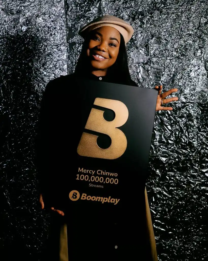 Mercy Chinwo reacts to one hundred million streams of recently released EP Elevated