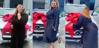 Actress Joke Jigan receives brand new car from husband ahead of her birthday (Photos) Actress Joke Jigan receives brand new car from husband ahead of her birthday (Photos)