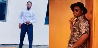 Adeniyi Johnson screams for joy as Mr Macaroni makes huge donation towards his twins’ party