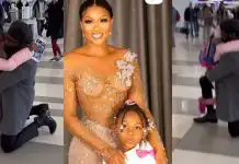 Celebrities hearts melt over adorable video of Gbenro Ajibade reuniting with his daughter at airport (Video)