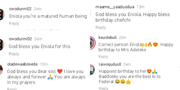 Eniola Badmus receives praises for celebrating Chiomas birthday Kemi Filani blog min 768x384 1