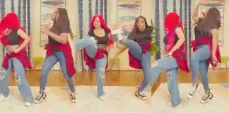 Funke Akindele laments as she shows off dance step, days after returning to normal life (Video)