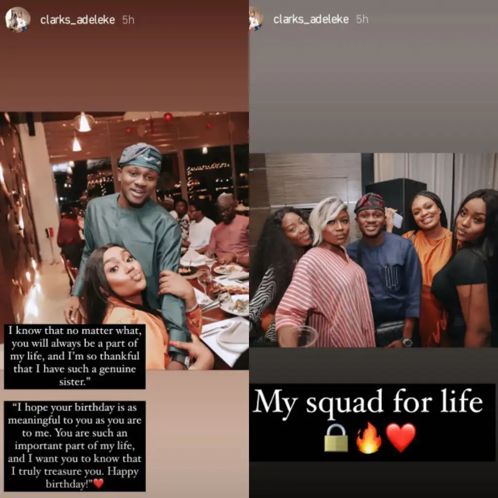 I know that no matter what you will always be part of my life Clarks Adeleke celebrates Chioma as she turns 28