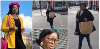 “I don’t want keke to jam me” – Etinosa Idemudia’s mom panics, creates scene on London street