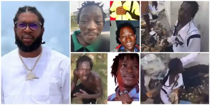 “Please don’t kill me” – Video as Dj Chicken gets mercilessly beaten and brutalized by Abu Abel’s boys