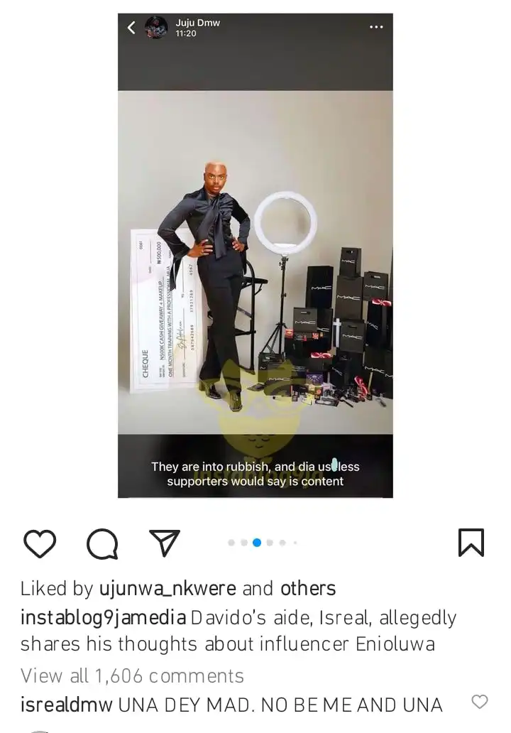 Isreal DMW reacts to alleged homophobic rants against Enioluwa Kemi Filani blog min 1
