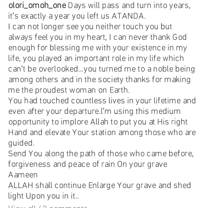 Olori Memunat marks one year remembrance of Late Alaafin Kemi Filani blog min 1