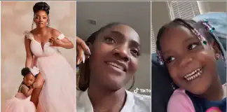 “Who’s your mate?” – Simi queries daughter, Deja as she addresses her by her name ‘Simisola’