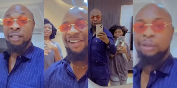 “Married people rock” Skitmaker MC Lively makes new revelation about Taaooma’s personal life as he storms her house (Video)