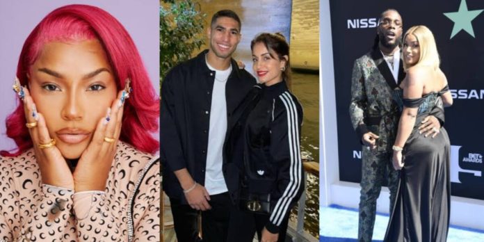 Stefflon Don reacts to Hakimi