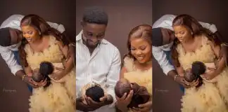 Seyi Edun and Adeniyi Johnson proudly show off their twins as they clock 41 days
