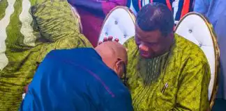 Pastor Adeboye Meets Adeleke, Anoints Him