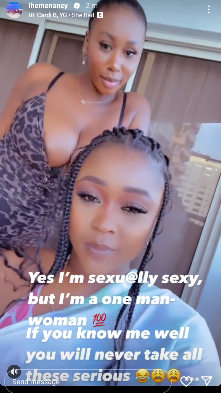 “Yes I’m Sexually Sexy, But I’m A One Man-Woman” Actress Iheme Nancy Says 1 d130add80d2648deb1cc62778a6bb00b