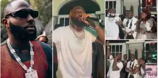 Davido thrills couple, audience with electrifying performance at wedding in Barcelona