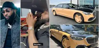 Davido splashes almost N400M on brand-new 2023 Maybach Virgil Abloh Mercedes-Benz super ride